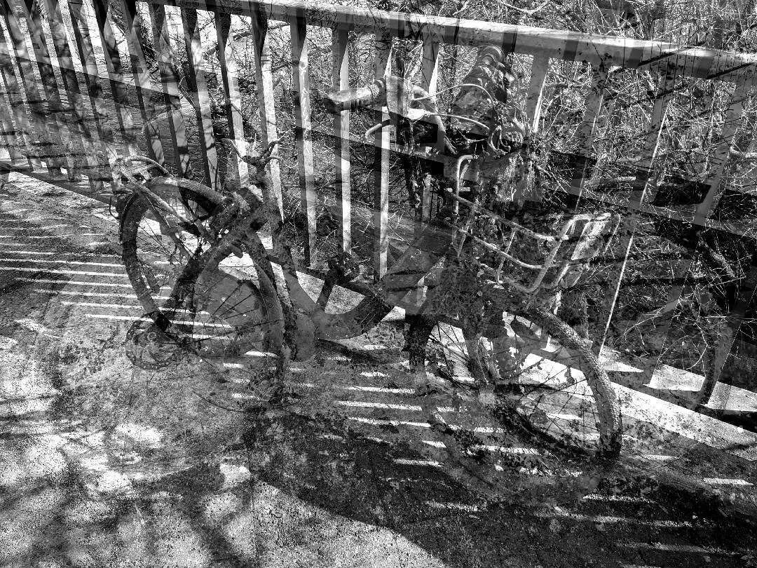 A montage of black and white photographs of Berlin's details. We go towards an abstraction that seeks a sensation of urban tear, of ashes and wandering, made of concrete, crows, passages, graffiti.